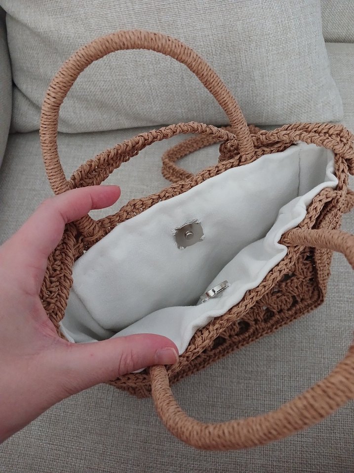 kağıt ip hasır çanta - Görsel 4