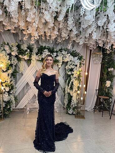 JM BRİDES Demonte kuyruklu Nişanlık - Görsel 4