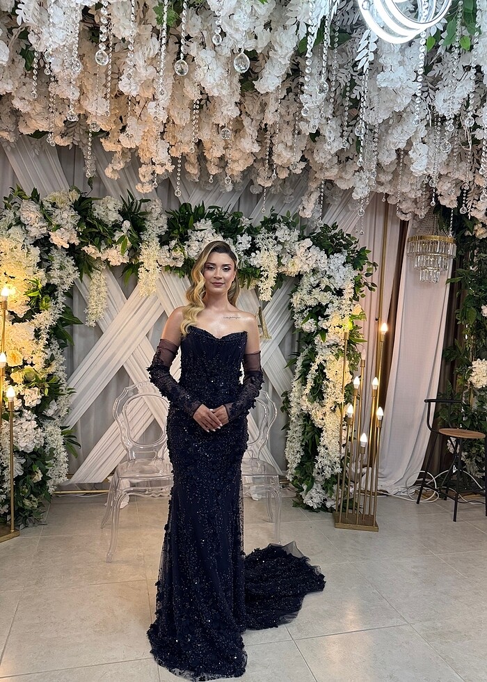 JM BRİDES Demonte kuyruklu Nişanlık - Görsel 4