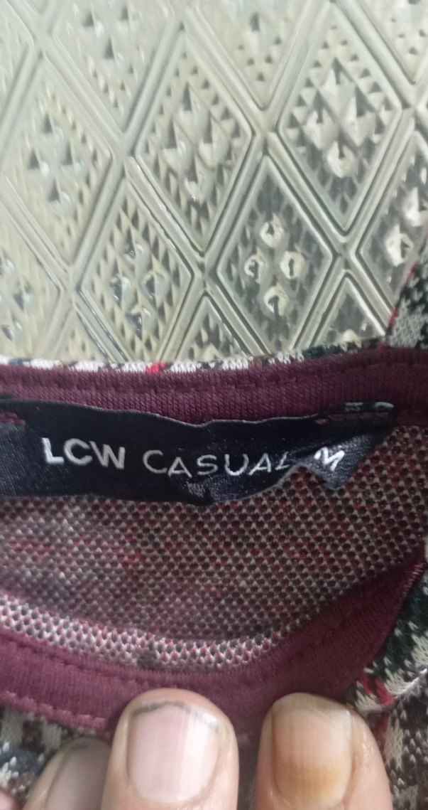 Gri Kareli Midi Elbise - Görsel 4