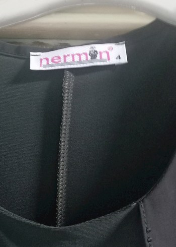 Haki Uzun Kollu Dökümlü Gotik Elbise - Görsel 4