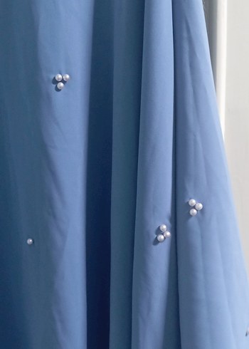 Mavi Salaş Midi Kadın Bolero - Görsel 3