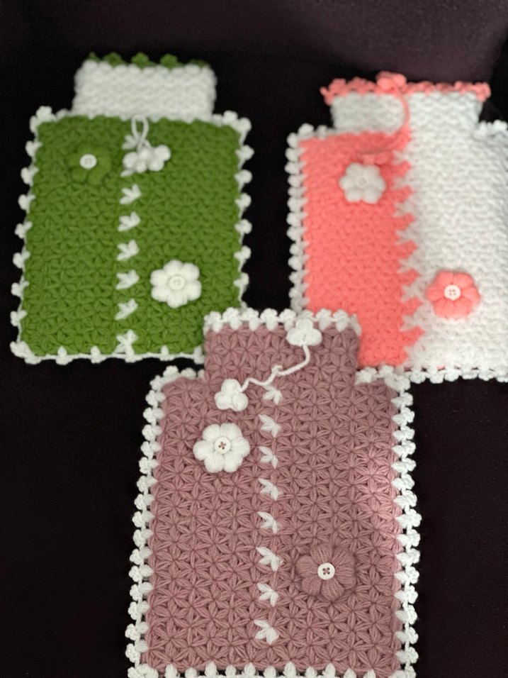 Renkli Örgü Banyo lifleri - Görsel 2