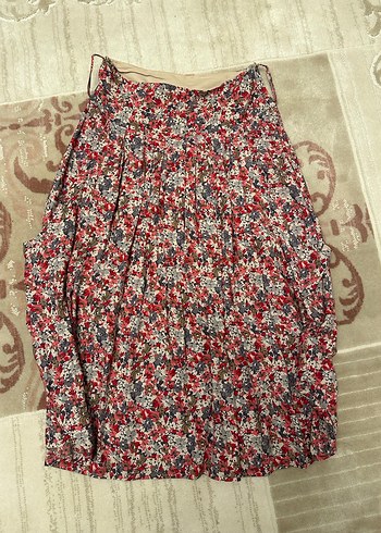 Çiçek Desenli Bohem Uzun Etek - Görsel 3