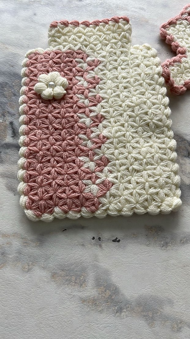 El Örgüsü Bohem Set - çeyizlik el örgüsü lif - Görsel 5