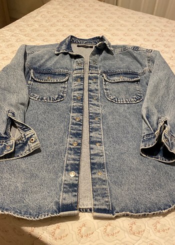 diğer Beden mavi Renk Düğmeli Gri Kadın Denim Ceket