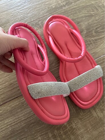 Diğer Kadın pembe sandalet