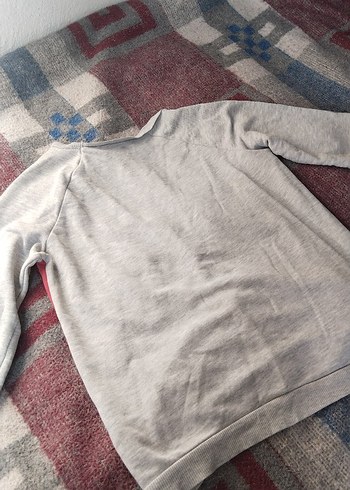 LC Waikiki Kız Çocuk Gri Payetli Sweatshirt