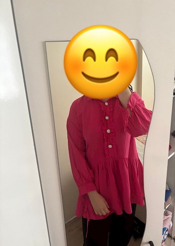 Pembe.taşlı Düğmeli tunik - Görsel 3