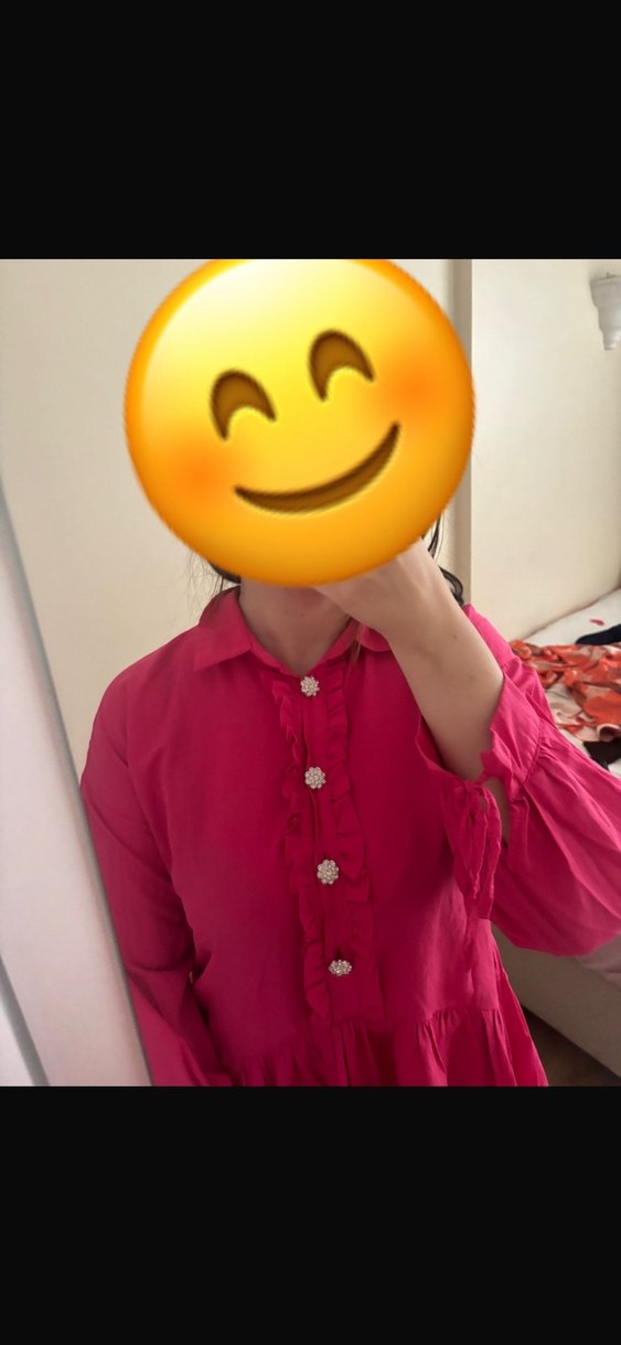 Pembe.taşlı Düğmeli tunik - Görsel 4