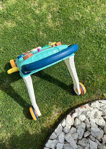 Renkli Hayvan Temalı Bebek Yürüteci - Görsel 3