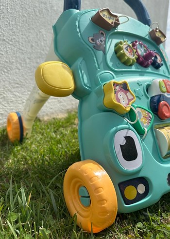 Renkli Hayvan Temalı Bebek Yürüteci - Görsel 4