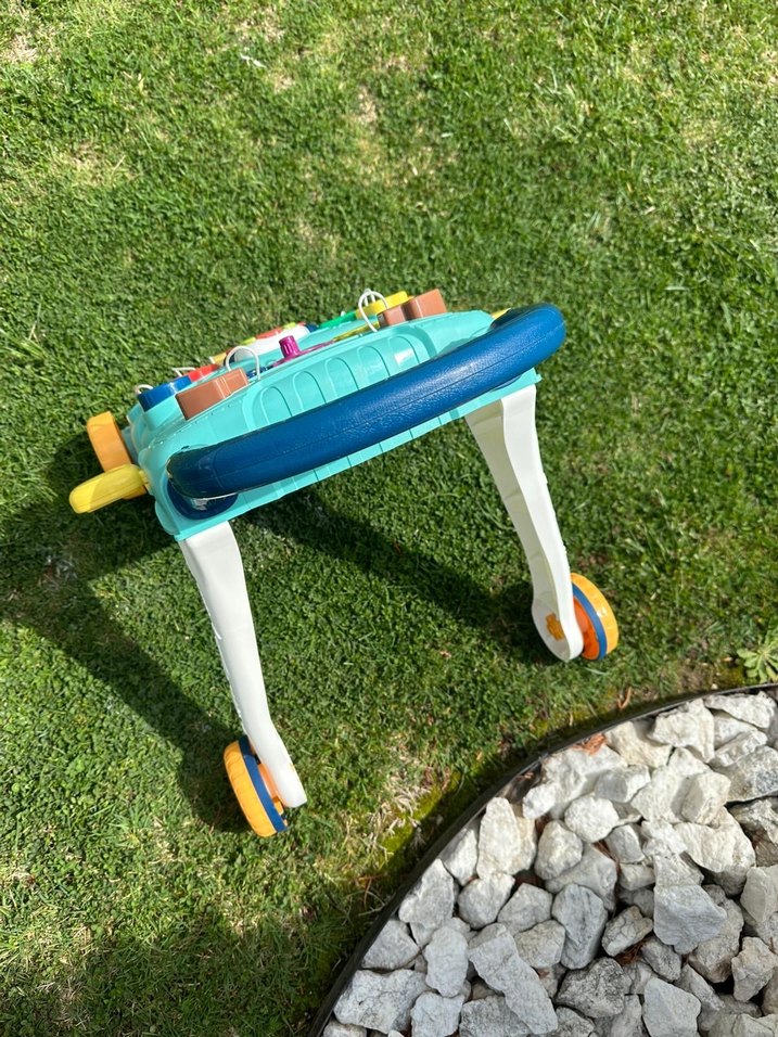 Renkli Hayvan Temalı Bebek Yürüteci - Görsel 3