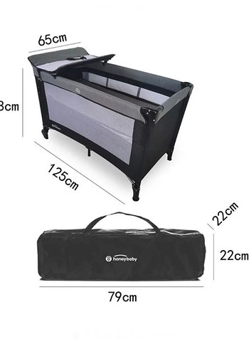 Gri Oyun Parkı ve Bebek Yatağı - Görsel 3