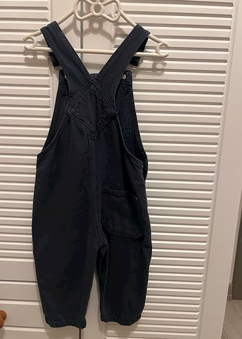 Erkek Çocuk Siyah Denim Askılı Tulum - Görsel 2