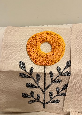 Nakışlı Bohem Çok Renkli Kırlent Kılıfı - Görsel 6