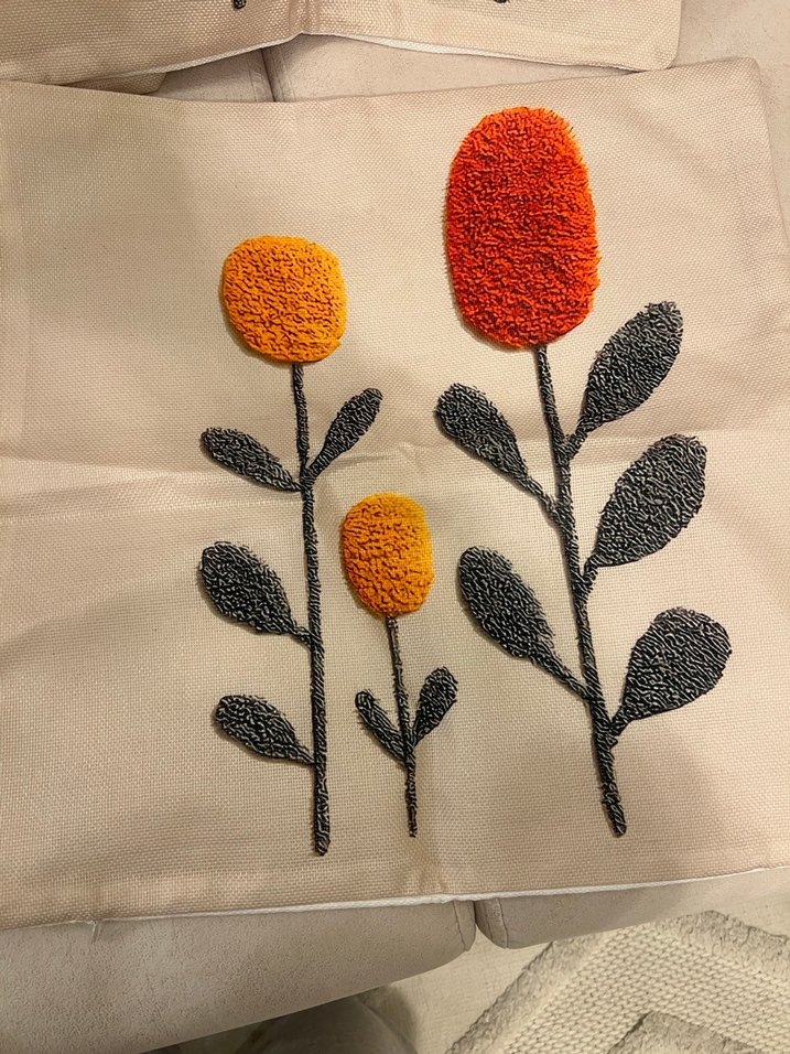 Nakışlı Bohem Çok Renkli Kırlent Kılıfı - Görsel 4