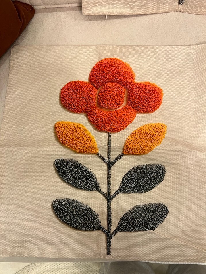 Nakışlı Bohem Çok Renkli Kırlent Kılıfı - Görsel 3