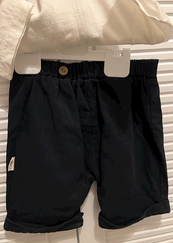 Bebek Erkek Kısa Kollu Pamuklu Tulum - Görsel 4