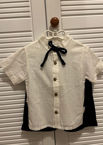 Bebek Erkek Kısa Kollu Pamuklu Tulum - Görsel 2