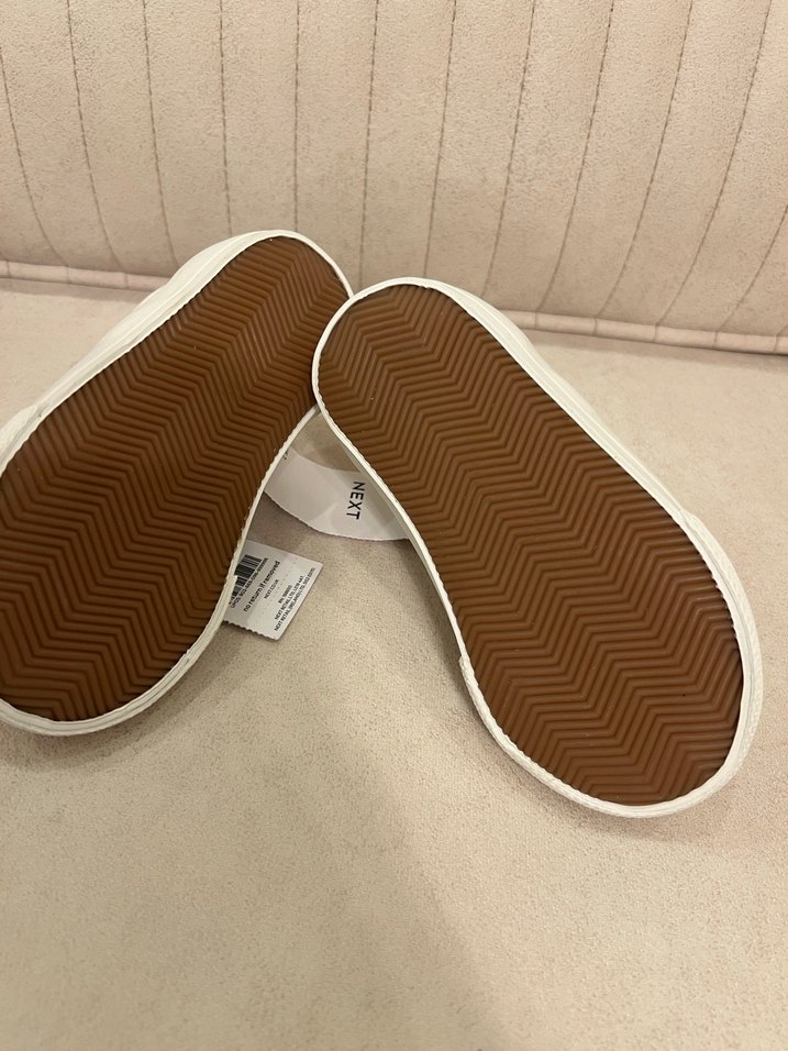 Beyaz Erkek Çocuk Spor Ayakkabı Velcro - Görsel 4