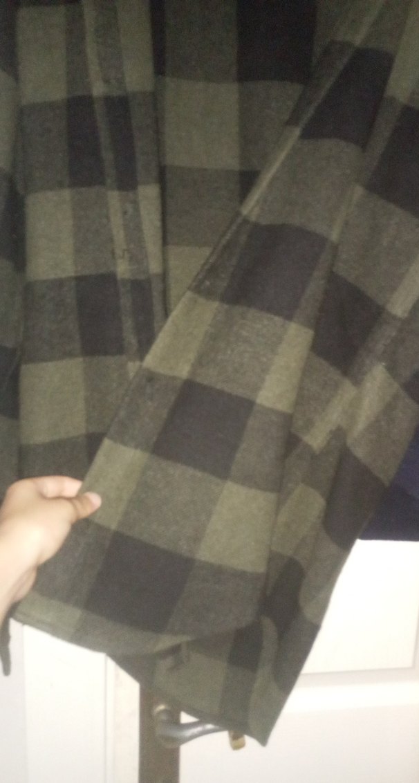 haki yeşili oduncu gömlek - Görsel 3