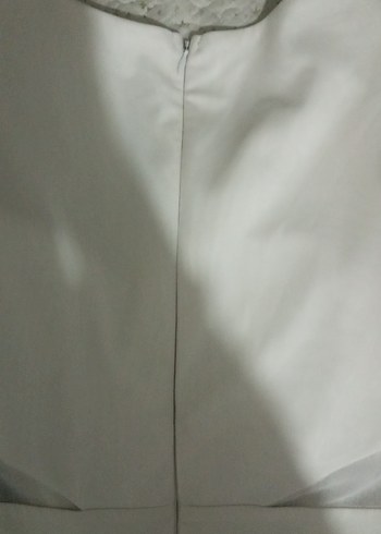 Beyaz Fırfırlı Kadın elbise - Görsel 3