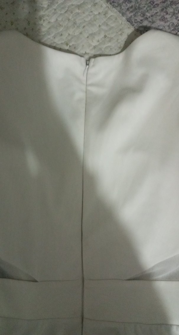 Beyaz Fırfırlı Kadın elbise - Görsel 3