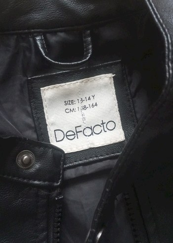 Siyah Deri Ceket - Görsel 5