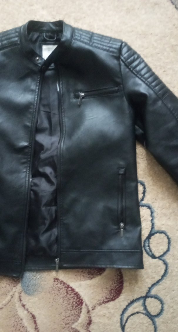 Siyah Deri Ceket - Görsel 4