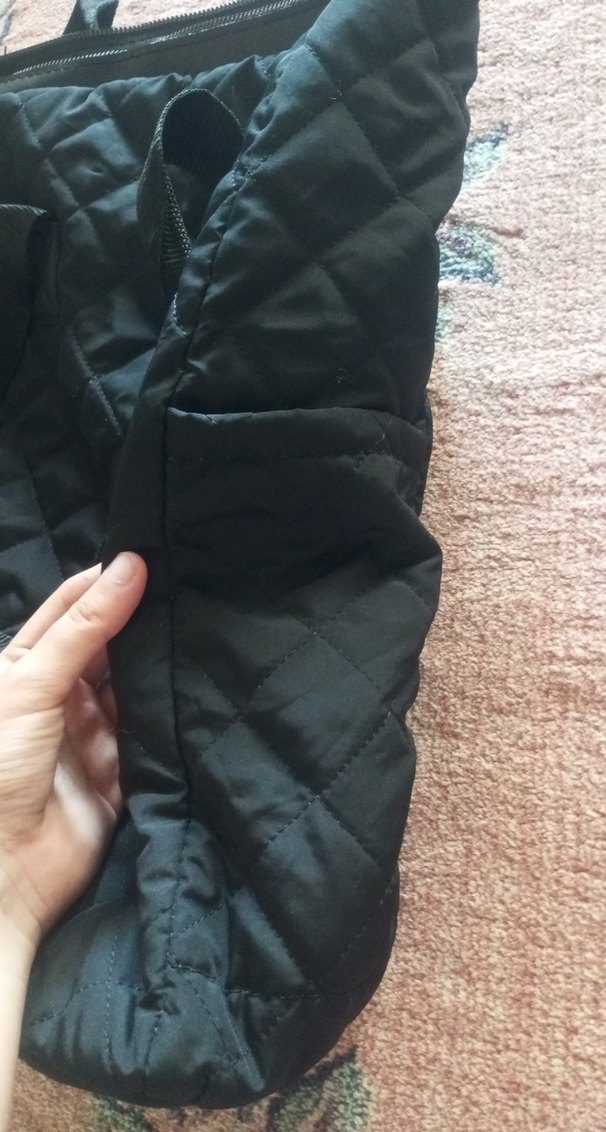 Siyah Fermuarlı Kadın Omuz Çantası - Görsel 4