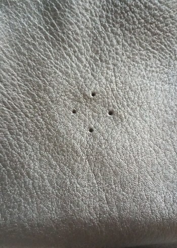 Siyah Deri Fermuarlı Kadın Çantası - Görsel 6