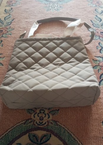 Gri Kadın Minimalist Fermuarlı Çanta - Görsel 4