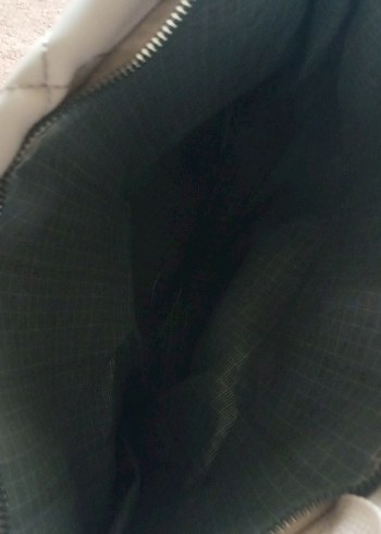 Gri Kadın Minimalist Fermuarlı Çanta - Görsel 3