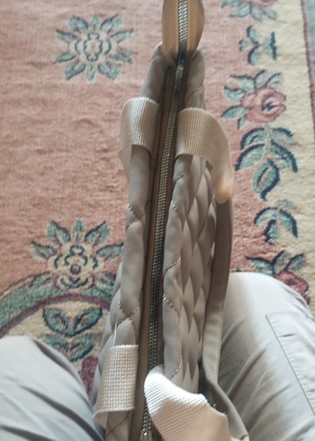 Gri Kadın Minimalist Fermuarlı Çanta - Görsel 2