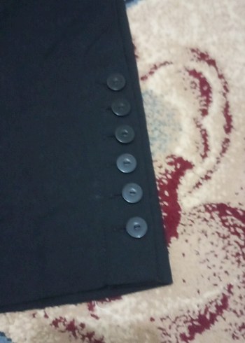 Düğmeli Midi Kadın Kot Pantolon - Görsel 3