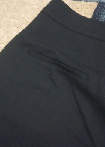 Düğmeli Midi Kadın Kot Pantolon - Görsel 7