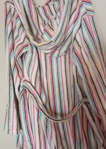 Pastel Renkli Bohem Desenli Bornoz - Görsel 3