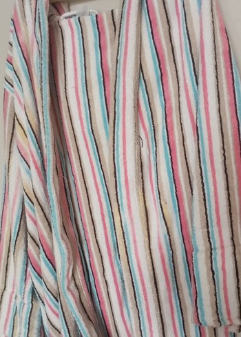 Pastel Renkli Bohem Desenli Bornoz - Görsel 2