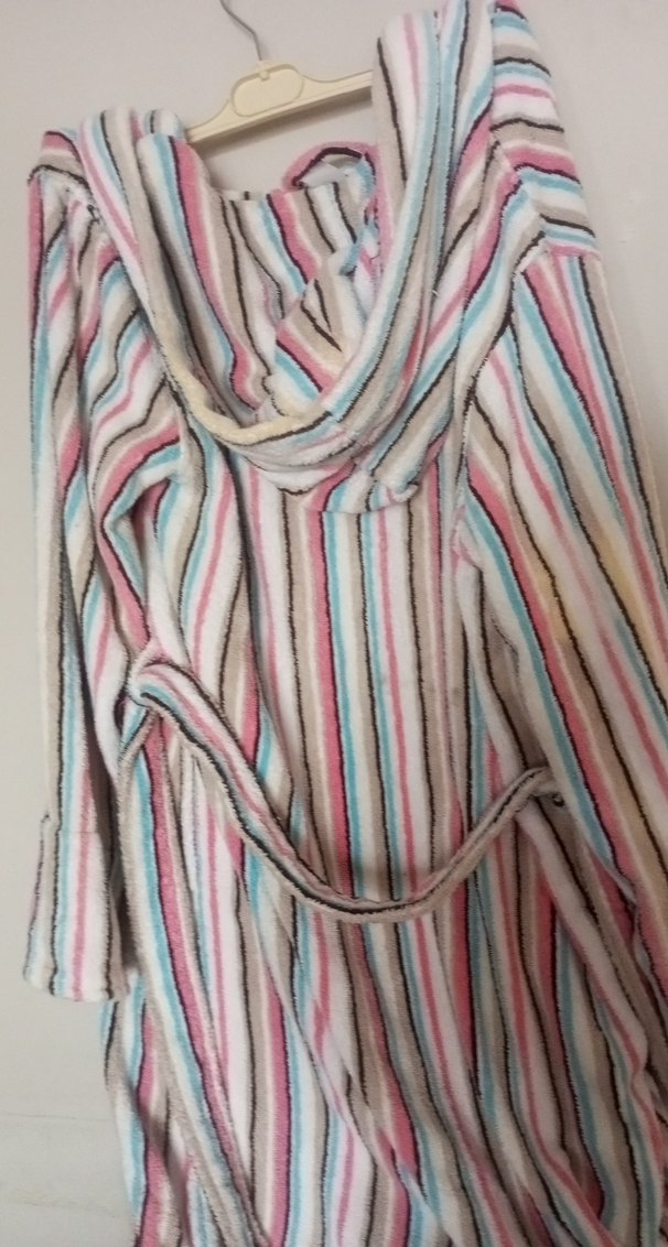 Pastel Renkli Bohem Desenli Bornoz - Görsel 3