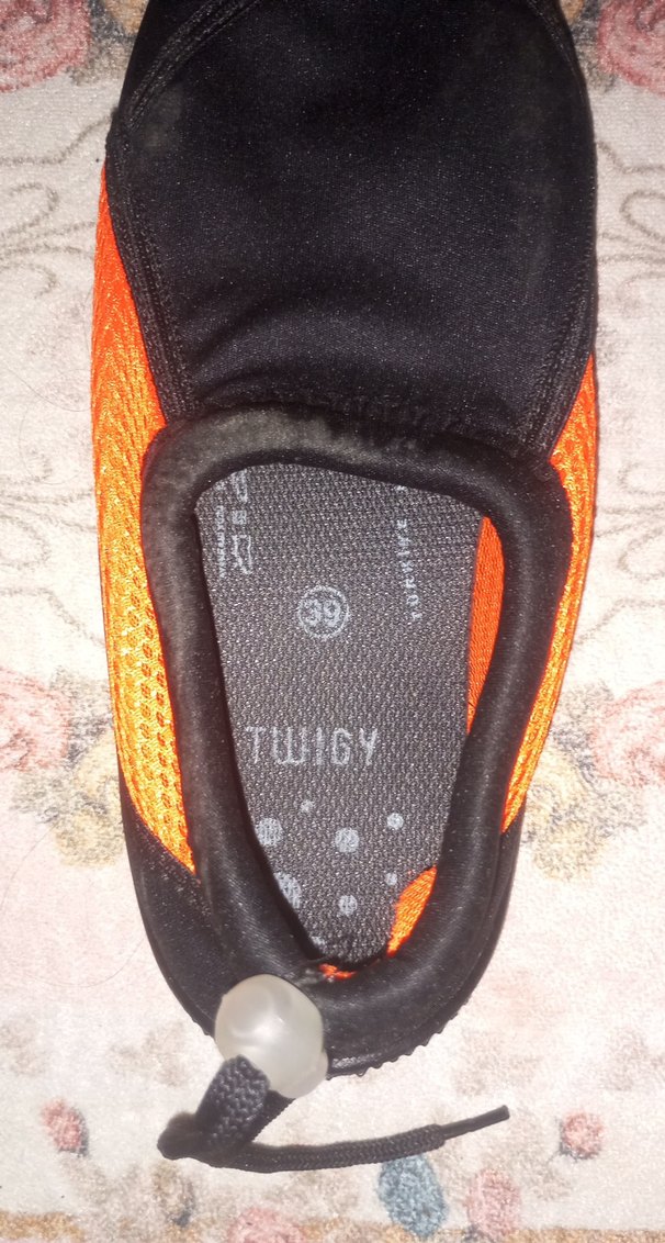 turuncu siyah deniz ayakkabısı - Görsel 3