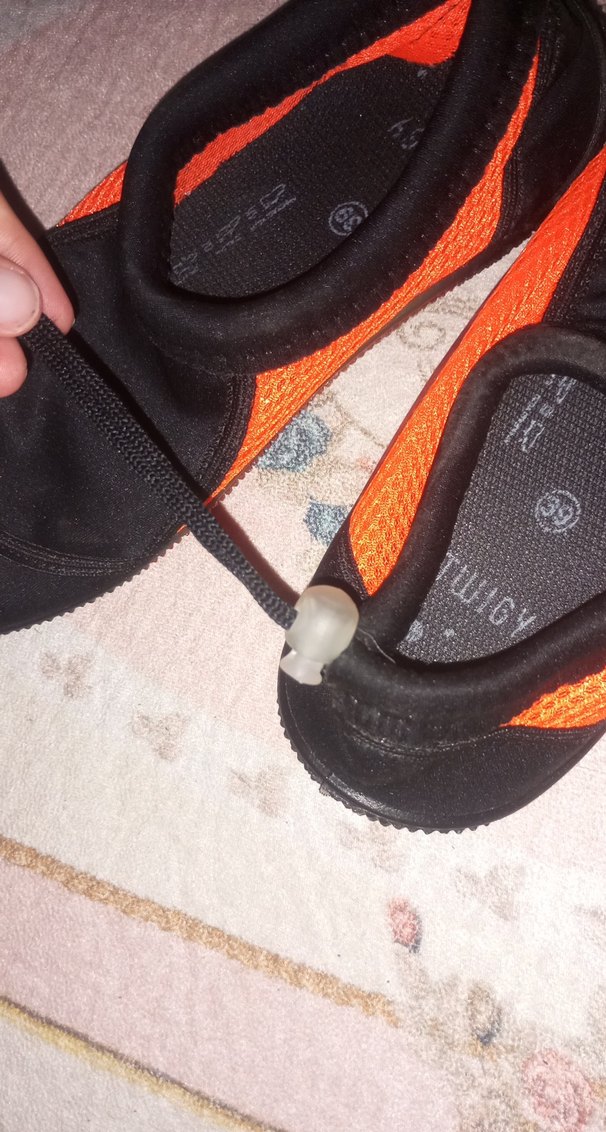 turuncu siyah deniz ayakkabısı - Görsel 4