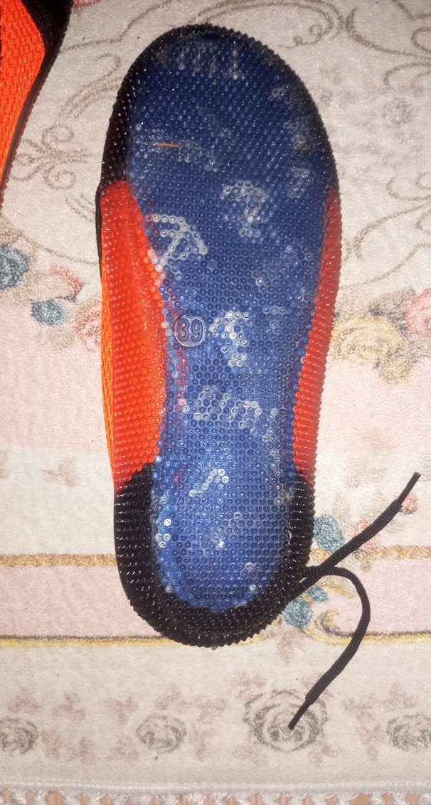 turuncu siyah deniz ayakkabısı - Görsel 5