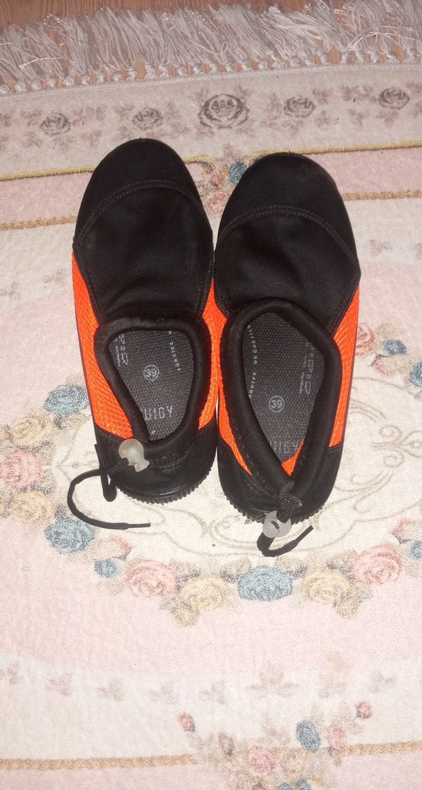 turuncu siyah deniz ayakkabısı - Görsel 2