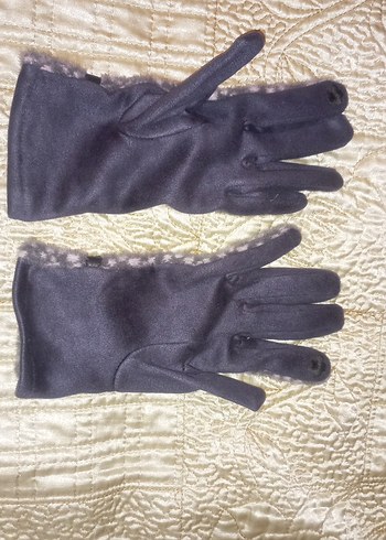 Gri Kadın Eldiven - Görsel 2