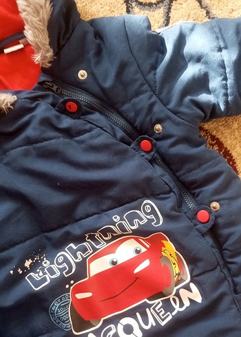 Koyu Mavi Erkek Bebek Polar Tulum - Görsel 3