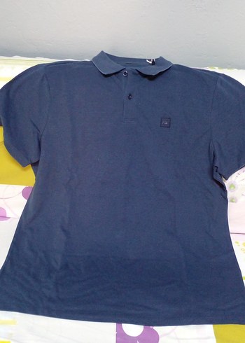 xxl Beden mavi Renk Lacivert Erkek Polo Yaka Tişört