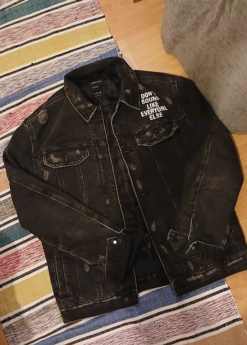 BERSHKA Siyah Kot Ceket