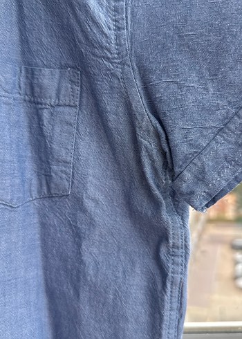 #Erkek #Çocuk #Kısa Kollu Denim #Gömlek - Görsel 6