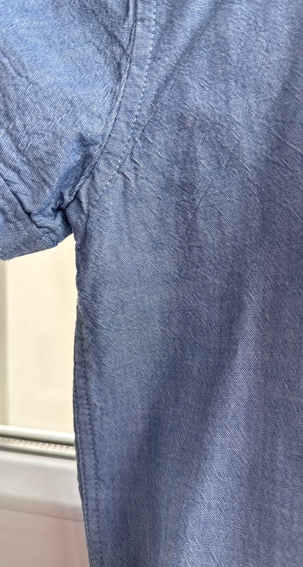 #Erkek #Çocuk #Kısa Kollu Denim #Gömlek - Görsel 4